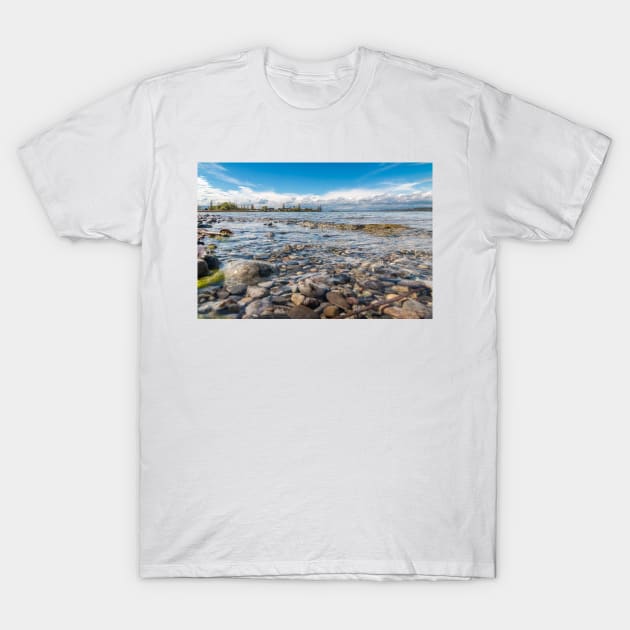 Island Reichenau Beach - Lake Constance T-Shirt by holgermader